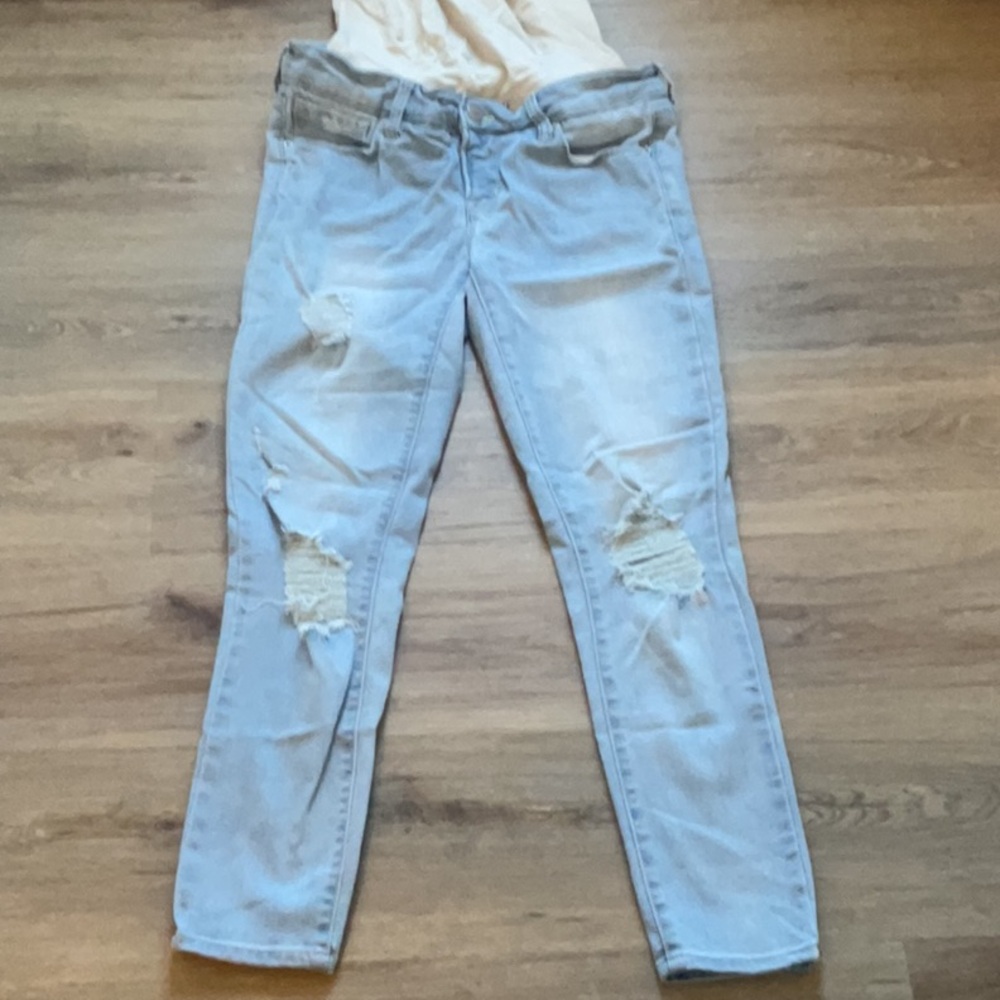 NWOT BLANQI Denim Maternity Belly Support Skinny Jeans Size 6 - Picture 2 of 9